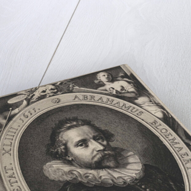 Portrait of Abraham Bloemaert by Theodorus Schrevelius