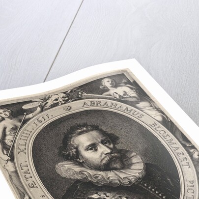 Portrait of Abraham Bloemaert by Theodorus Schrevelius