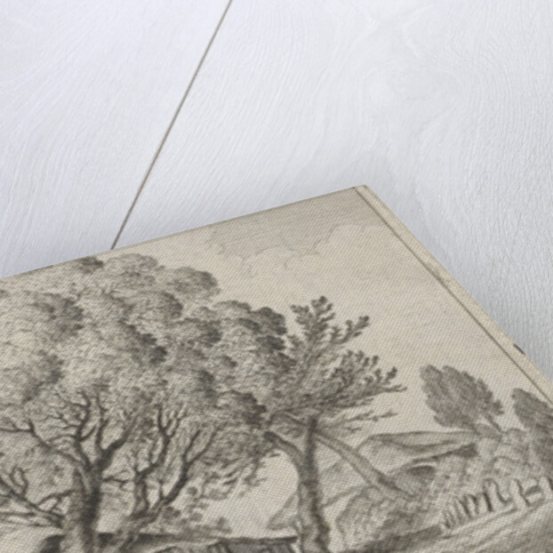 Farms between trees by Gillis van Scheyndel I