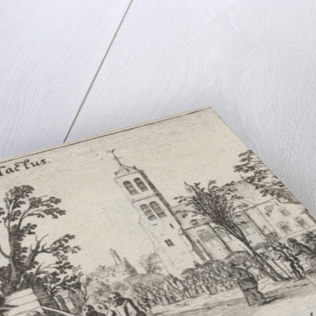 Battle at an inn (touch) by Johannes Pietersz. Berendrecht