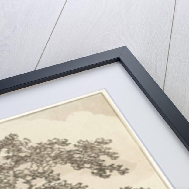 Farm in the yard with a cow, two sheep and a donkey by Timothy Sheldrake