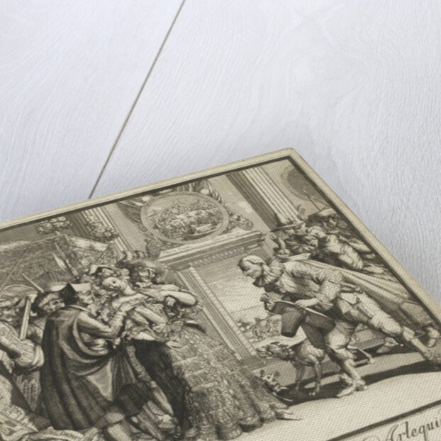 Cartoon by Louis XIV and the persecution of Protestants in France by Gisling