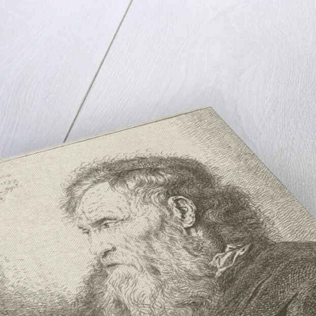 Old man with beard by Rembrandt Harmensz. van Rijn