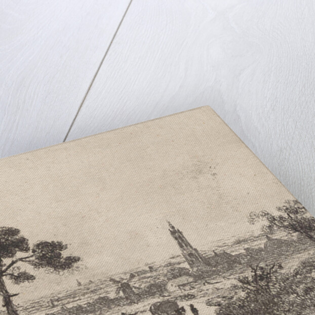 View of Rhenen (?) by Johannes Pieter van Wisselingh