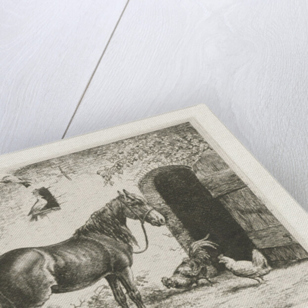 Horse with Halter by Christiaan Wilhelmus Moorrees