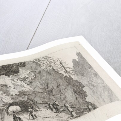 Passage in the rocks by Marinus van Raden