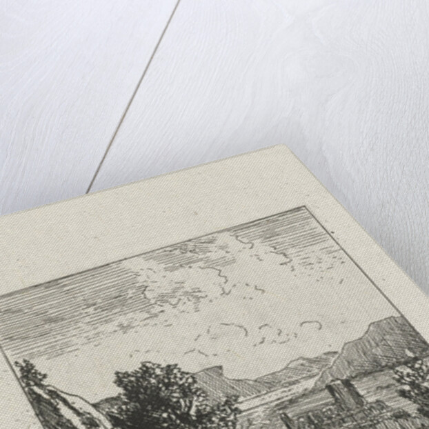 Castle on a rock by Lambertus Hardenberg