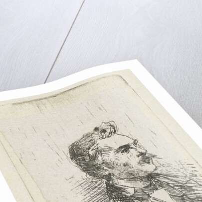 Portrait of artist Frederik Hendrik Weissenbruch by Bernardus Johannes Blommers