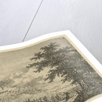 Horsemen Battle at Fort Konigstein by Gerardus Emaus de Micault