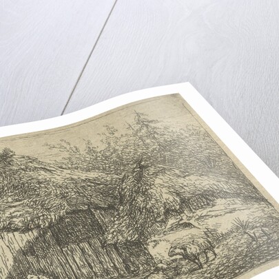 Shepherd in sod by Gerardus Emaus de Micault