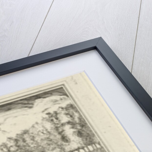 Execution of Cornelis van der Burg, Mayor of Bolsward, Leeuwarden on 16 May 1789, for the scaffold, a large mass of spectators by Rienk Jelgerhuis