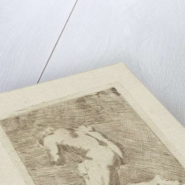 Naked kneeling man by I. Ephraimsz. Dresden