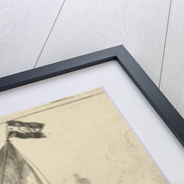 Two ships: a Statenjacht and an interpreter by Gerard Valck