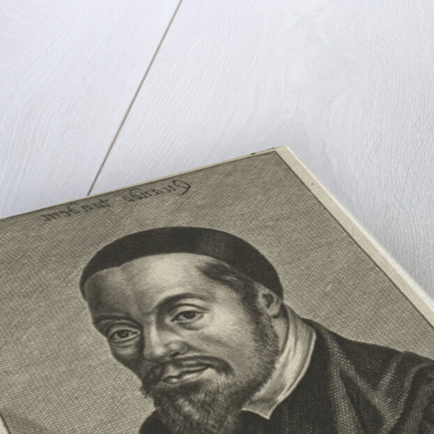 Bust of George Cassander, with the slogan reversed, Quando tandem by Hendrik Bary