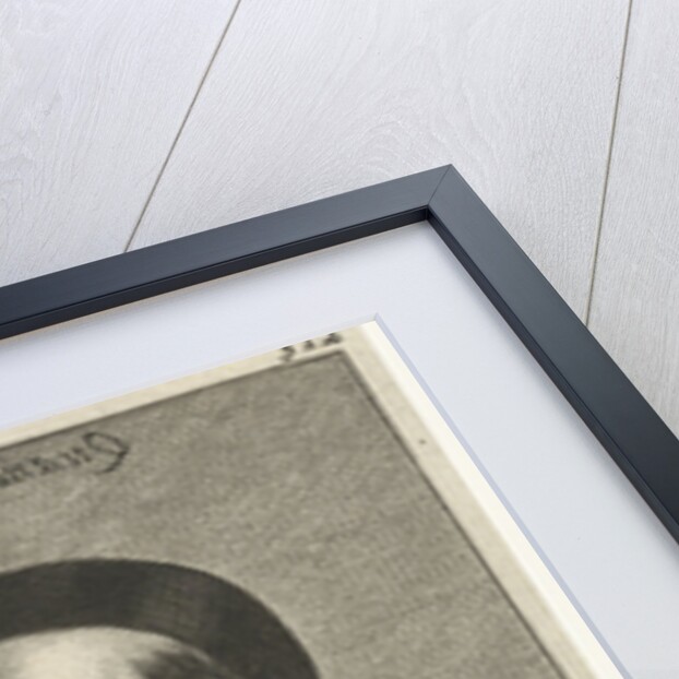 Bust of George Cassander, with the slogan reversed, Quando tandem by Hendrik Bary