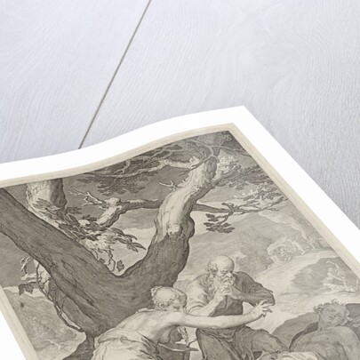 Adam and Eve mourn the death of Abel by Theodorus Schrevelius