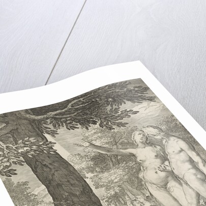 Adam and Eve before the Tree of Knowledge of Good and Evil by Isack Houwens