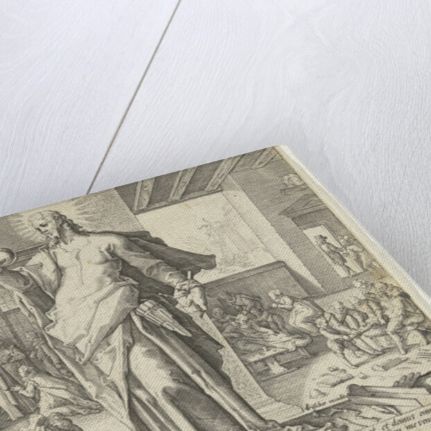 The physician as god by Claes Jansz. Visscher II