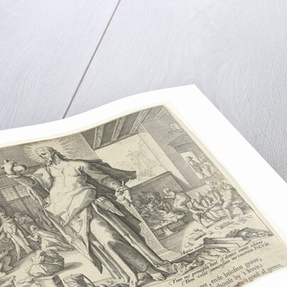 The physician as god by Claes Jansz. Visscher II