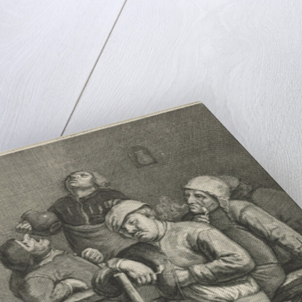 Tavern Scene with smoking farmers by Anonymous