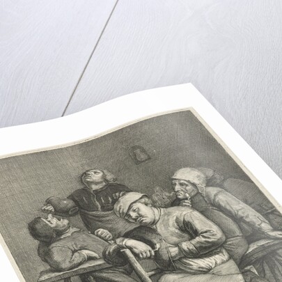 Tavern Scene with smoking farmers by Anonymous