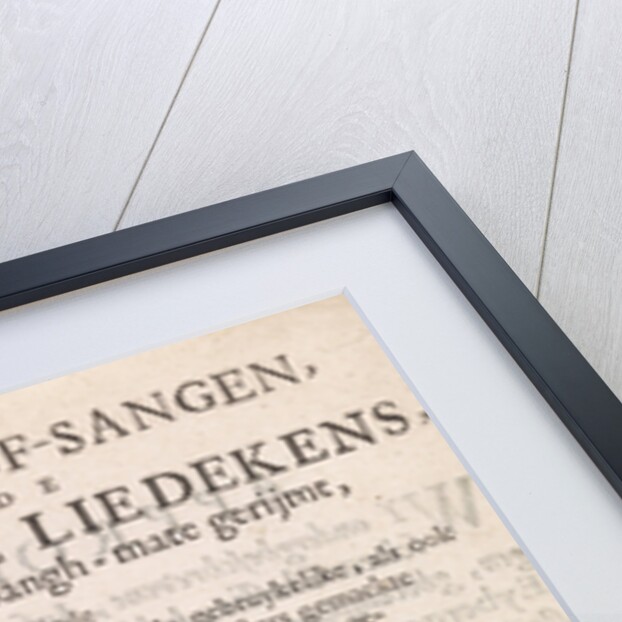 Title page for: Willem Sluiter, Psalms, Psalmen, lof-sangen, ende geestelike liedekens by Anonymous