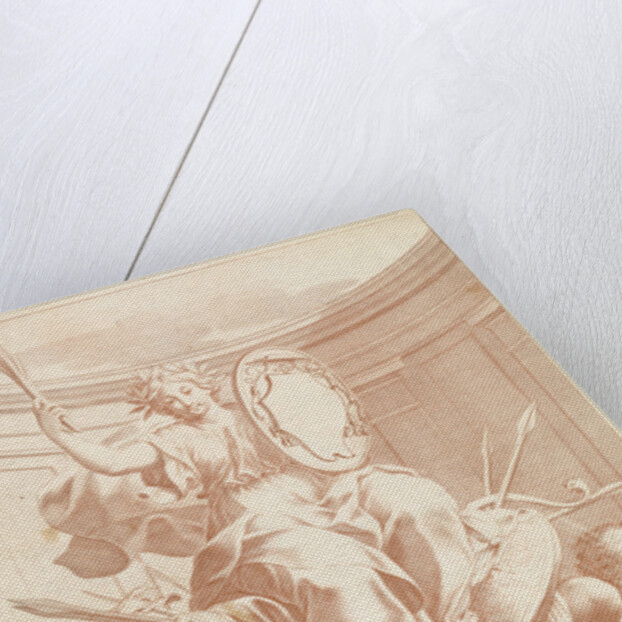 Victory holding a palm branch in his hand by Michel Natalis