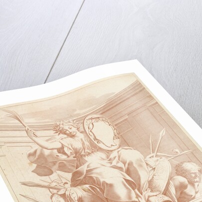 Victory holding a palm branch in his hand by Michel Natalis