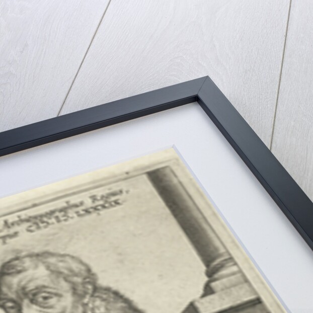 Portrait of Christopher Plantin by Hendrick Goltzius