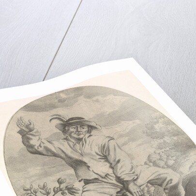 Seated farmer with a jug, Nicolaes van Lijnhoven by Andries Both