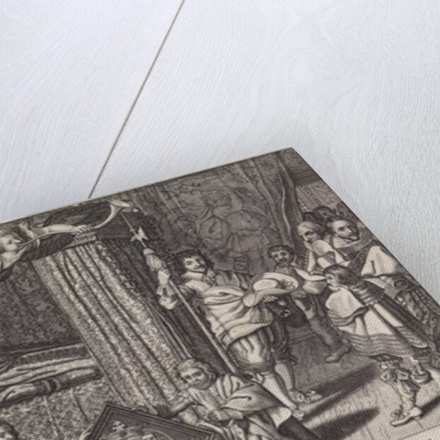 Portrait of Gaspar de Daillon du Lude by Bed of Prince Maurits