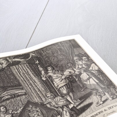 Portrait of Gaspar de Daillon du Lude by Bed of Prince Maurits