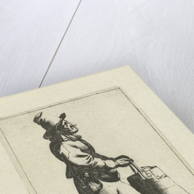 Man with bucket by Frederik de Wit