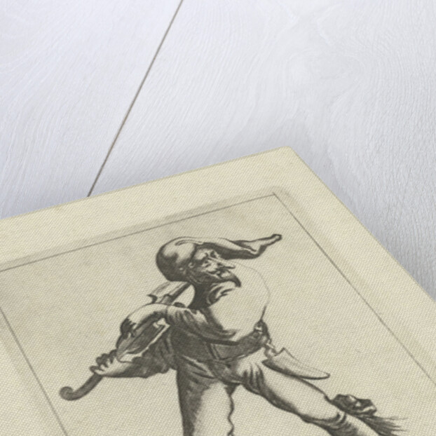 Jester with a violin by Frederik de Wit
