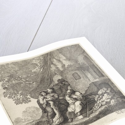 Return of the Holy Family from Egypt by Matheus Moysesz. van Wtenbrouck