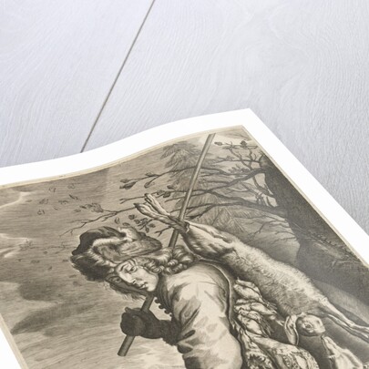 November: a hunter with his booty by Joachim von Sandrart