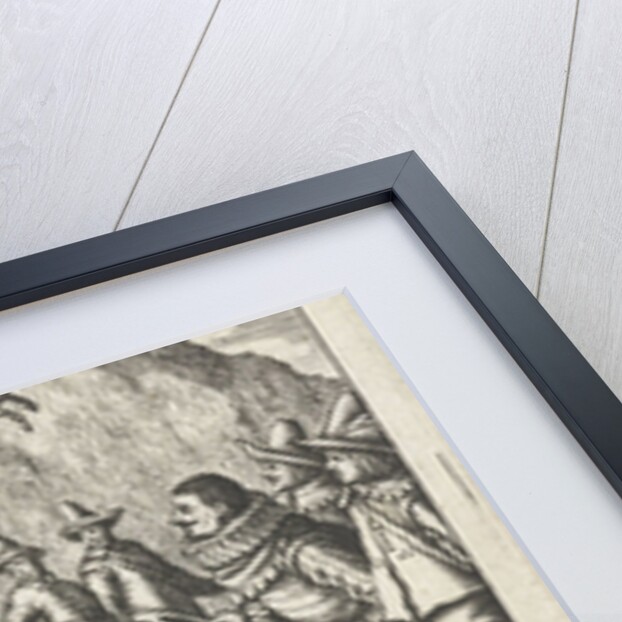 Three men bow to Apollo by Lowijs Elzevier III