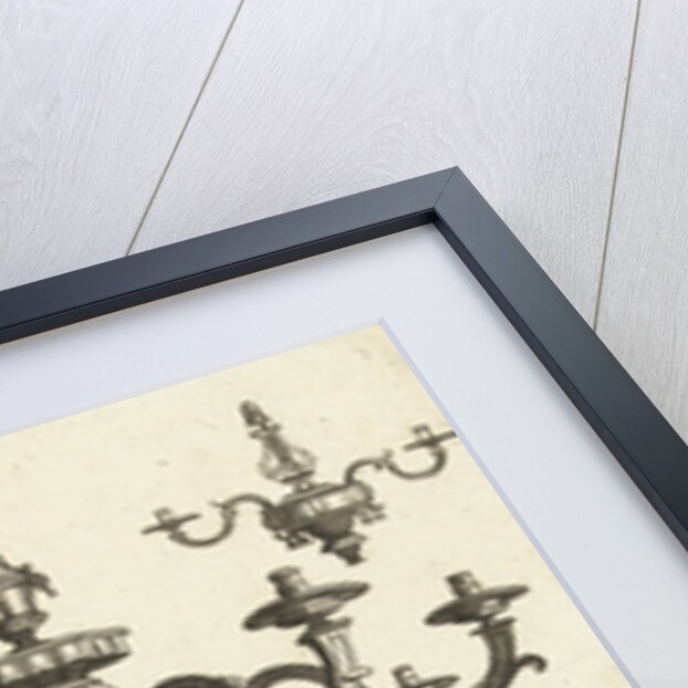 Two large and six small chandeliers, Daniël Marot (I) by Anonymous