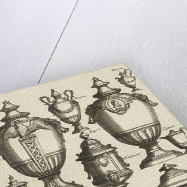 Twelve designs for goldsmiths, Daniël Marot (I) by Anonymous