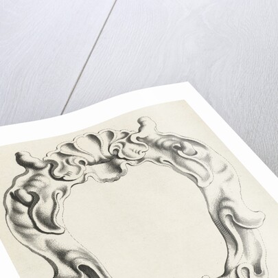 Cartouche with lobe ornament, a top shell shape by Clement de Jonghe