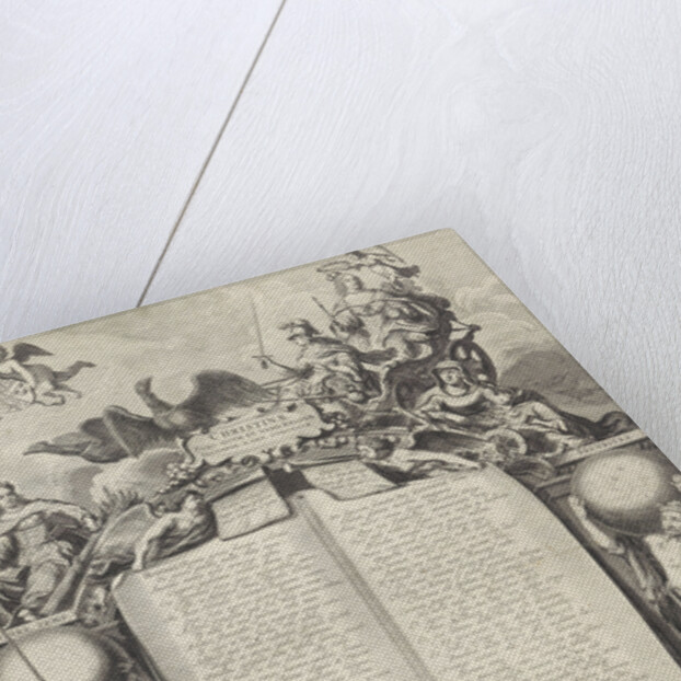 Allegory in honor of Christina of Sweden by Pieter Nolpe