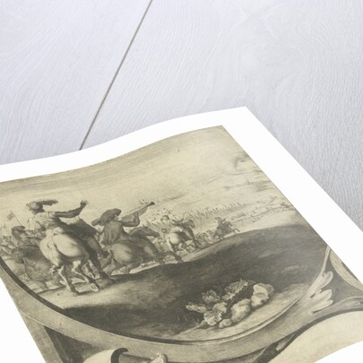 Siege of Breda (leaf with riders) by Jan Gerritsz. van Bronchorst