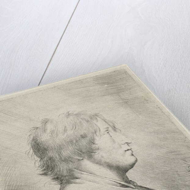 Portrait of a man in profile to the right by Pieter Fransz. de Grebber