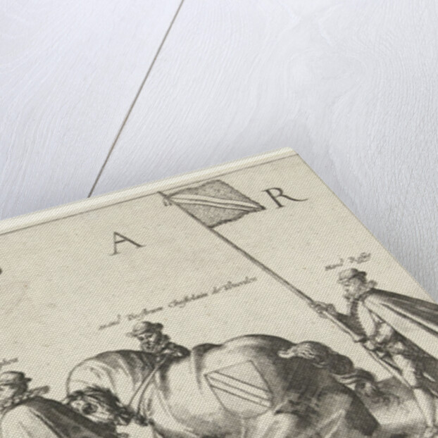 Funeral procession of William of Orange, page 3 by Willem Janszoon Blaeu