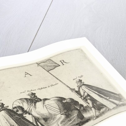 Funeral procession of William of Orange, page 3 by Willem Janszoon Blaeu
