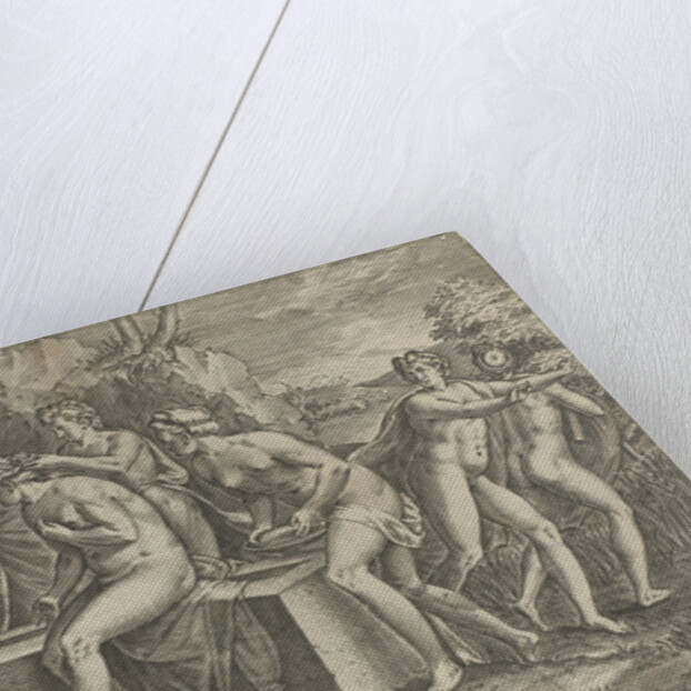 Diana and Actaeon by Julius Goltzius