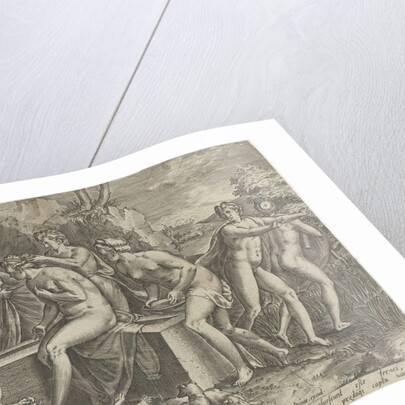 Diana and Actaeon by Julius Goltzius