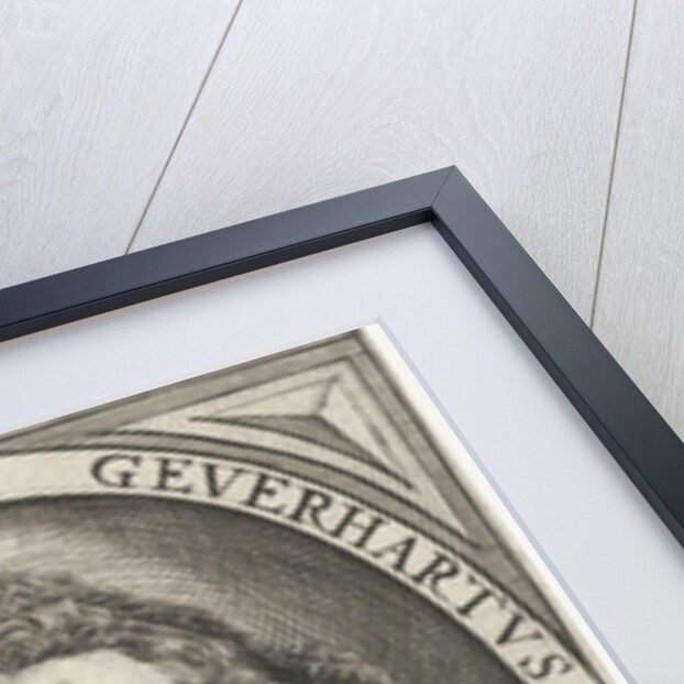 Portrait of Donor Heart Elmenhorst in oval by Johan. Hüswedelius