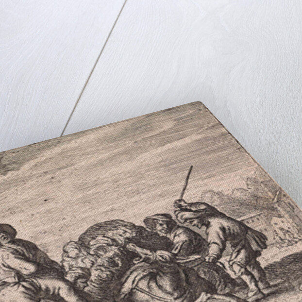 The braying donkey by Cornelis de Wael