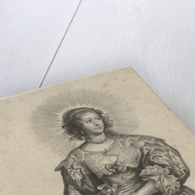 Mary Magdalene as richly dressed woman for conversion by Pieter de Bailliu I